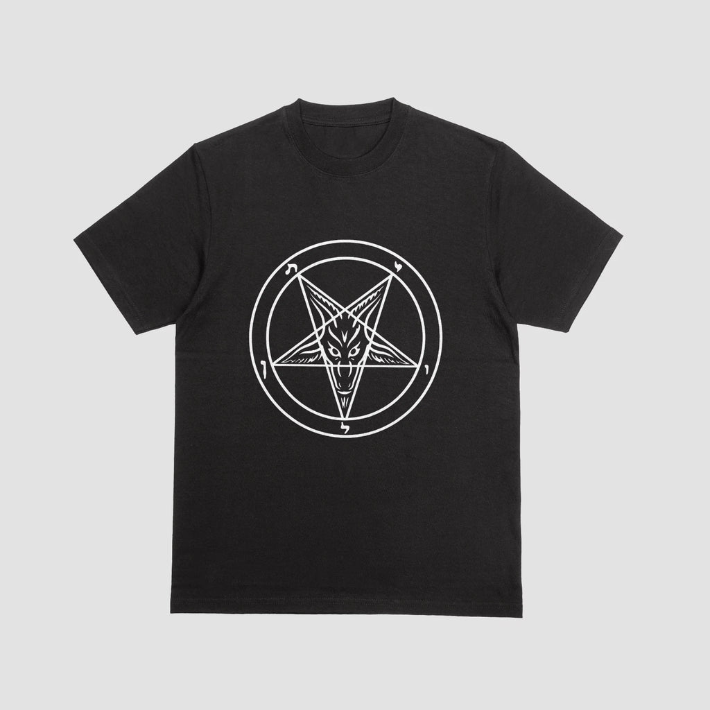 Pentagram Goat T-Shirt | Occult Baphomet Symbol Gothic Horror Graphic Tee