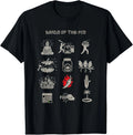 Vintage Popular Bands of The 90s Funny Retro Rock Minimalist T-Shirt