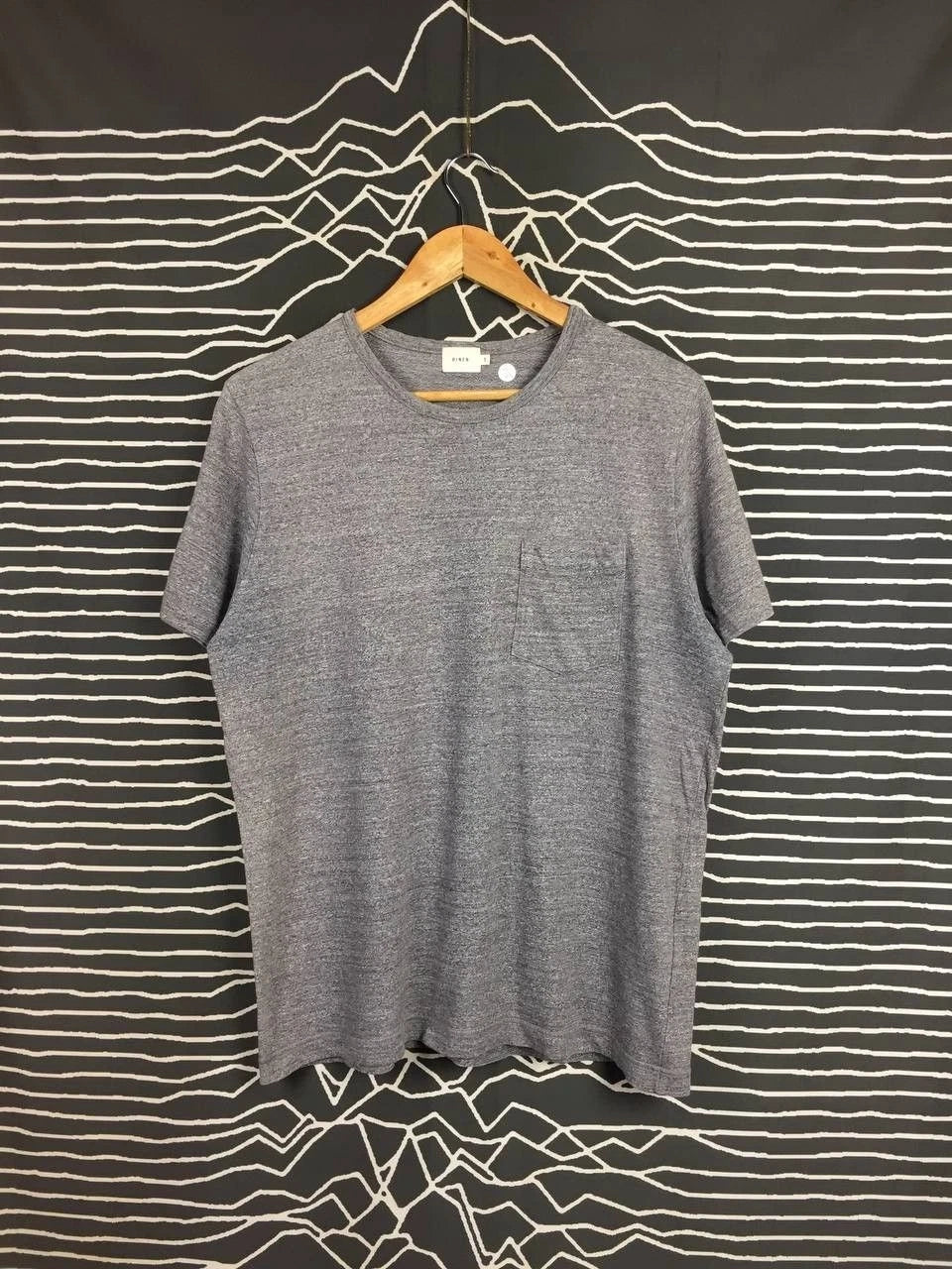 RINEN Japanese Brand Minimalist Pocket Tee