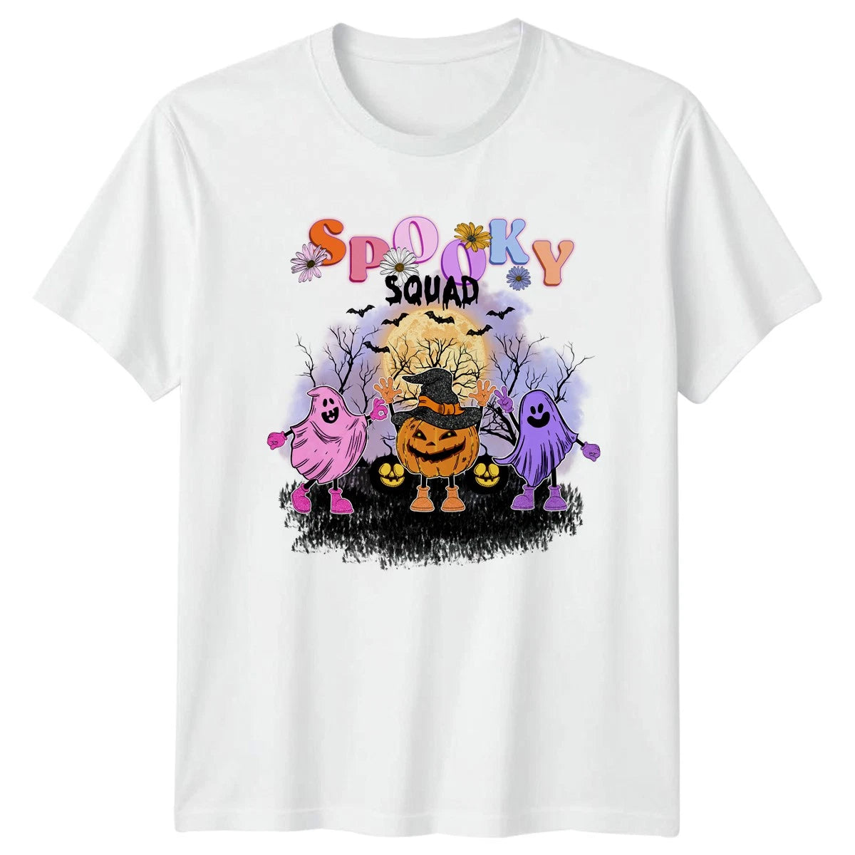Spooky Squad T-Shirt Spooky Cute Halloween Halloween Gift For Him And Her