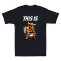 This Is Bullshit Funny Bull Sit On Toilet Graphic Sarcastic Quote T-Shirt