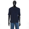 BOTTEGA VENETA 550$ T-Shirt - Abyss Blue Cotton Blend, Towelling Jersey