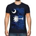 South Carolina Zustand Grunge Flagge Herren T-Shirt South Carolinisches Hemd