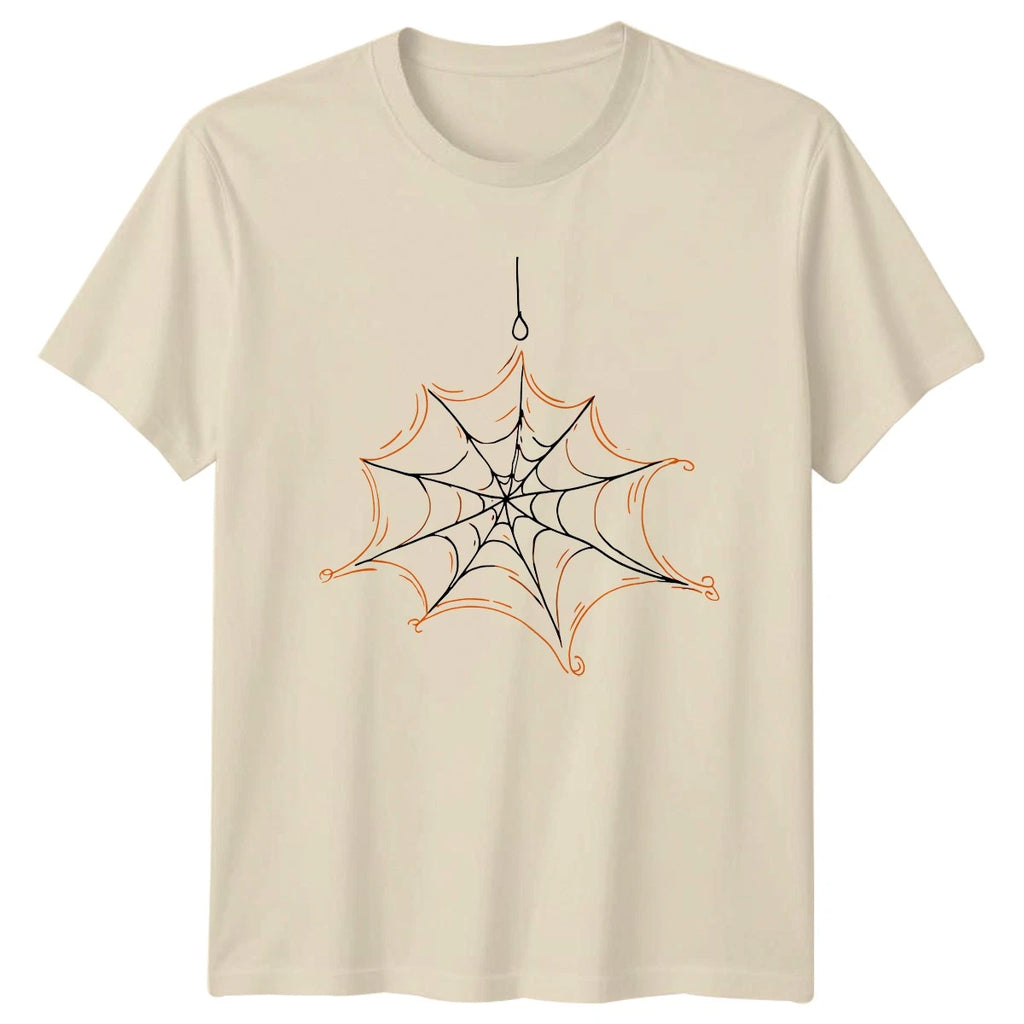 Spider Web T-Shirt Halloween Spider Web Gothic Halloween Gift For Him And Her