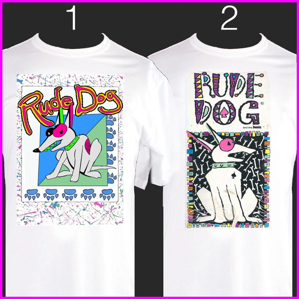 Rude Dog - Tshirt, 1980s, 90s cartoon.