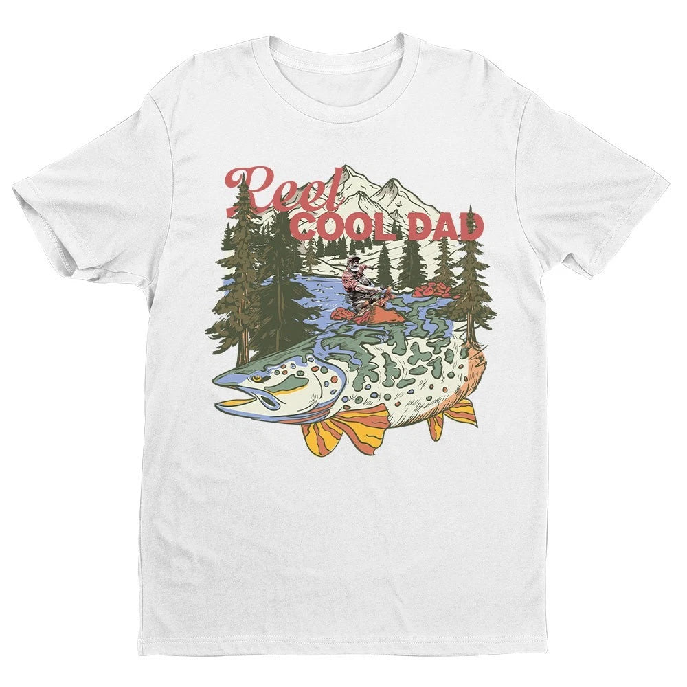Retro Reel Cool Dad Unisex T-shirt | Father's Day Fishing Gifts