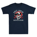 Sht Show Supervisor Skull Hat Funny Sarcastic Quote Joke Vintage Men's T-Shirt