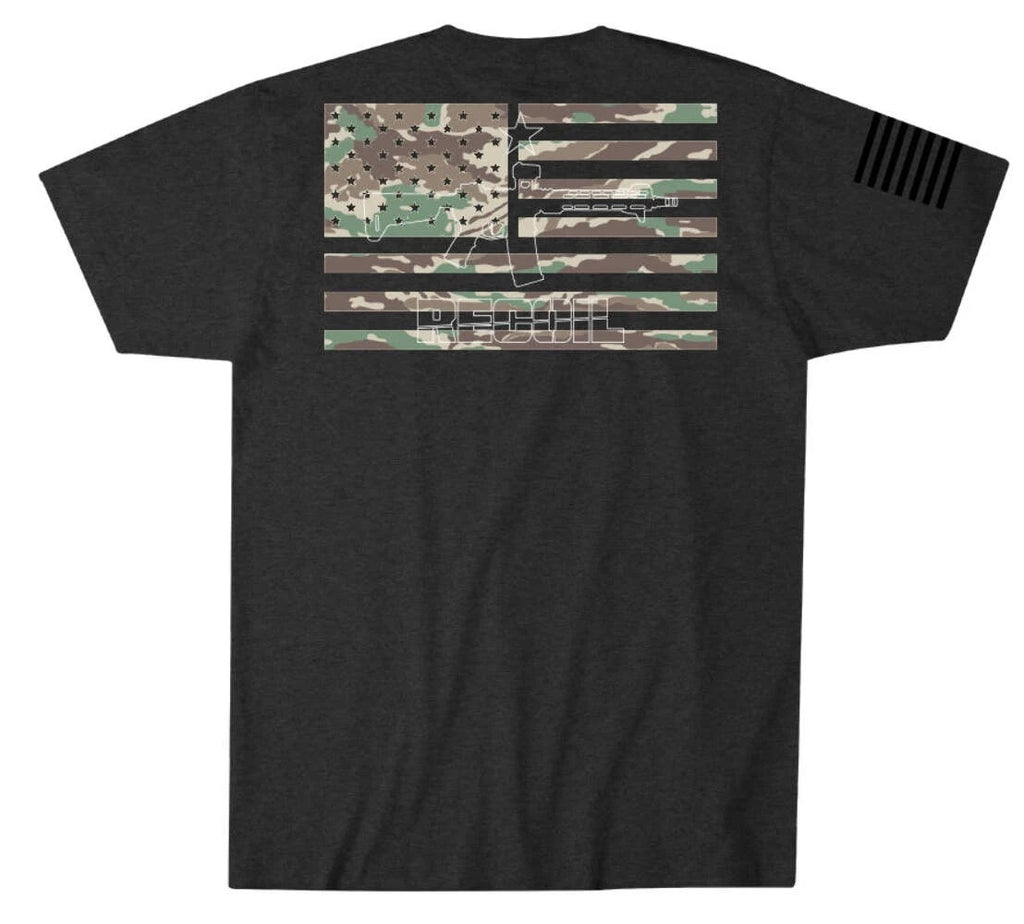 Howitzer Style Men's T-shirt Recoil Freedom Military Grunt MFG