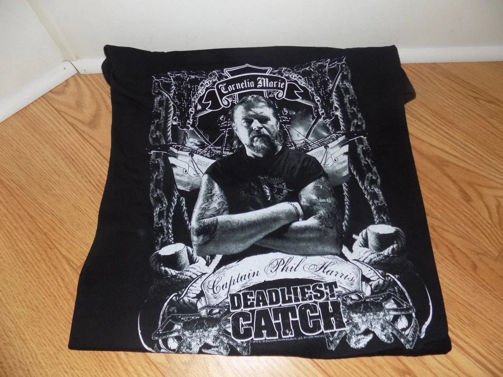 Deadliest Catch T-Shirt Captain Phil Harris Cornelia Marie Adult NEW S M XL 2XL