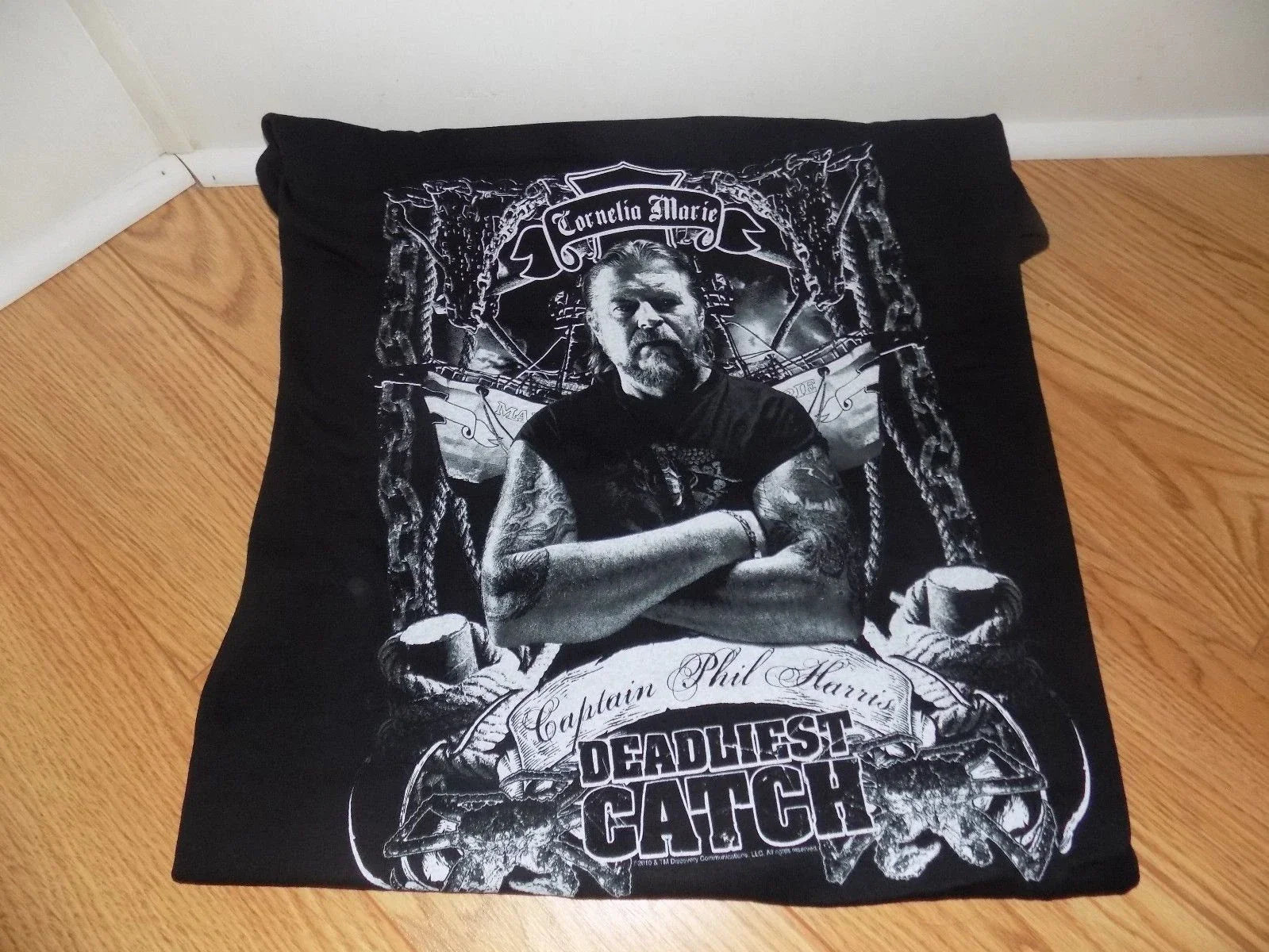 Deadliest Catch T-Shirt Captain Phil Harris Cornelia Marie Adult NEW S M XL 2XL