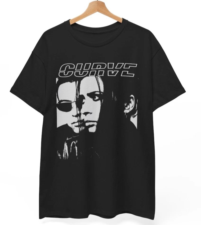 Curve Band T-Shirt, 90s Shoegaze Alternative Rock Music Tee, Dean Garcia, Unisex