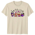 Halloween Vibes Womens T-Shirt Spooky Coffee Halloween Halloween Gift For Her