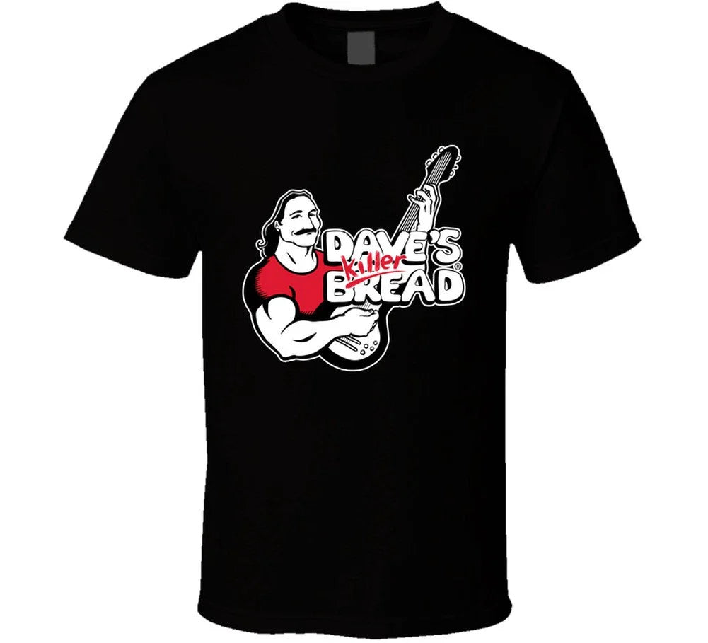 Daves Killer Bread Food Lover Bread Logo Black T Shirt