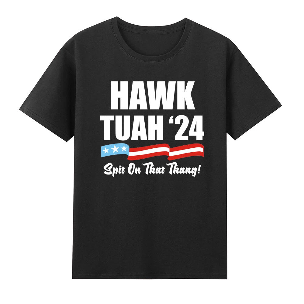 Hawk Tuah '24 Spit On That Thang 2024 Funny Quote Saying Gift Tee Men's T-Shirt