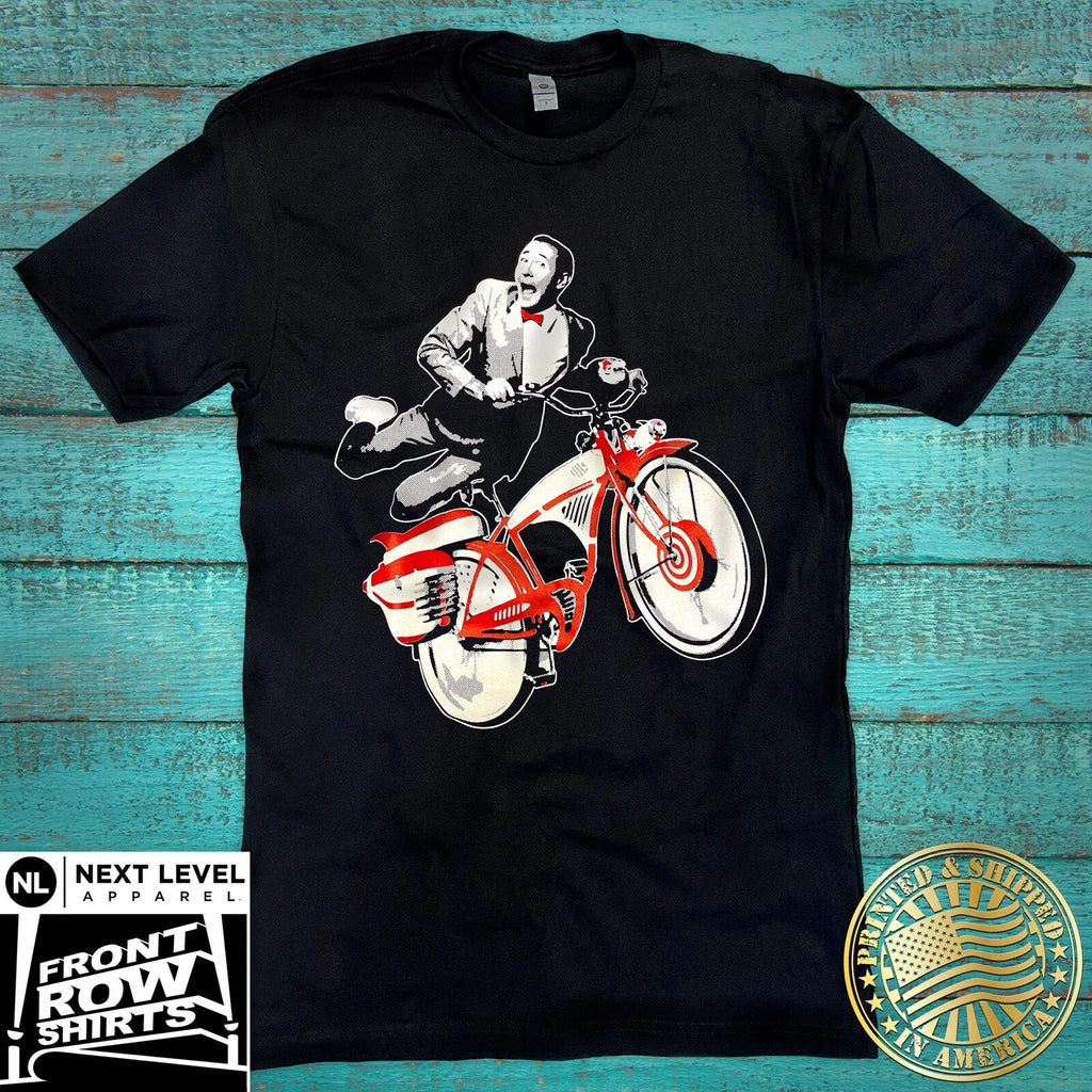 PEE WEE HERMAN'S BIG ADVENTURE BIKE T-SHIRT