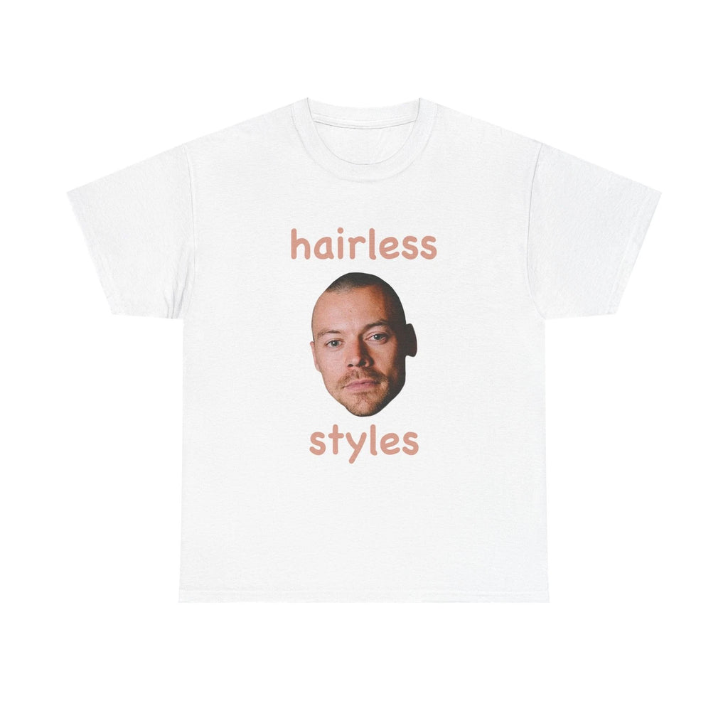 hairless styles funny meme Unisex Heavy Cotton Tee