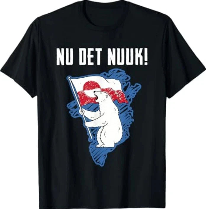 Nu Det Nuuk Greenlanders I Stand with Greenland T-Shirt