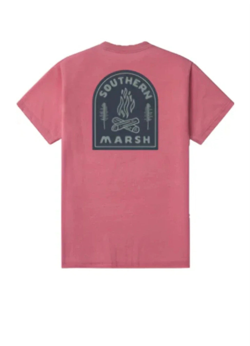 Southern Marsh seawash tee campfire badge L Shirt color Rhubarb