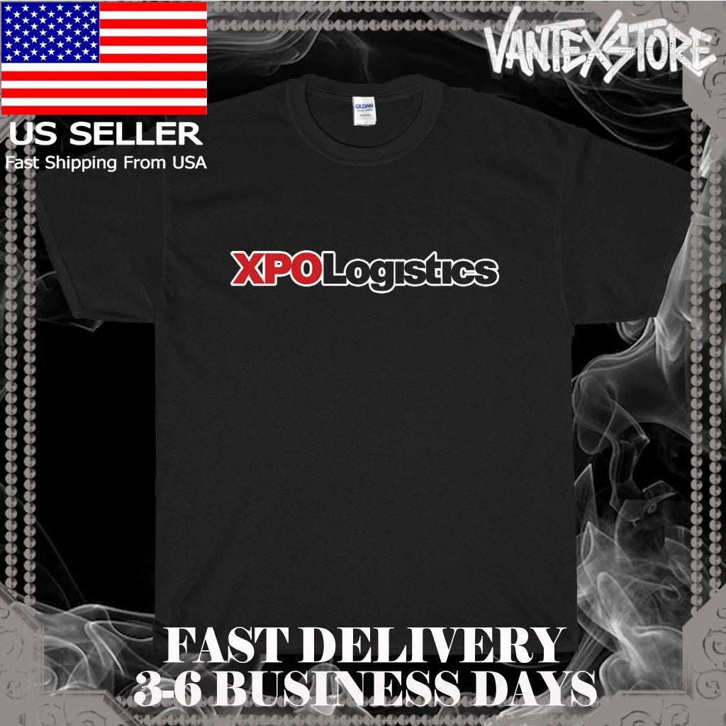 NEW SHIRT XPO LOGISTICS LOGO MEN'S T-SHIRT FUNNY AMERICAN USA SIZE S-5XL