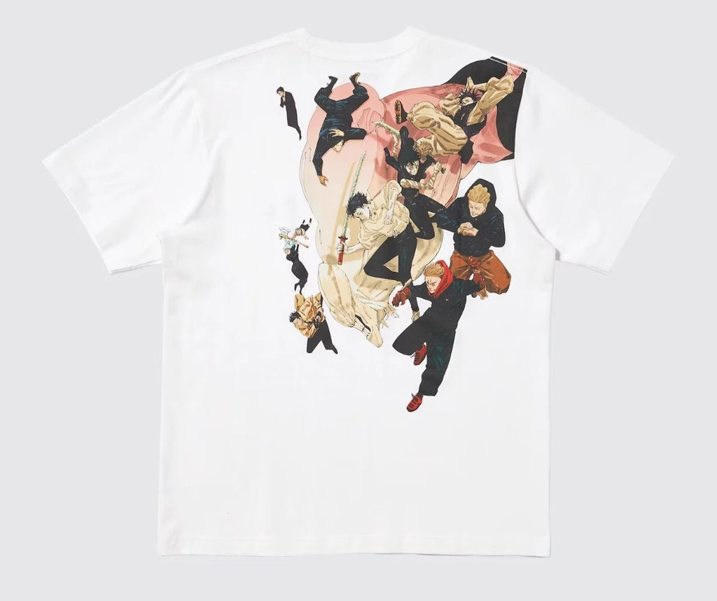 UNIQLO x  Jujutsu Kaisen Manga JUMP UT short-sleeve T-shirt NEW Japan XL WHITE