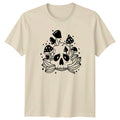 Gothic Skull Mushroom Nature T-Shirt Mycology Art Gift For Him And Her