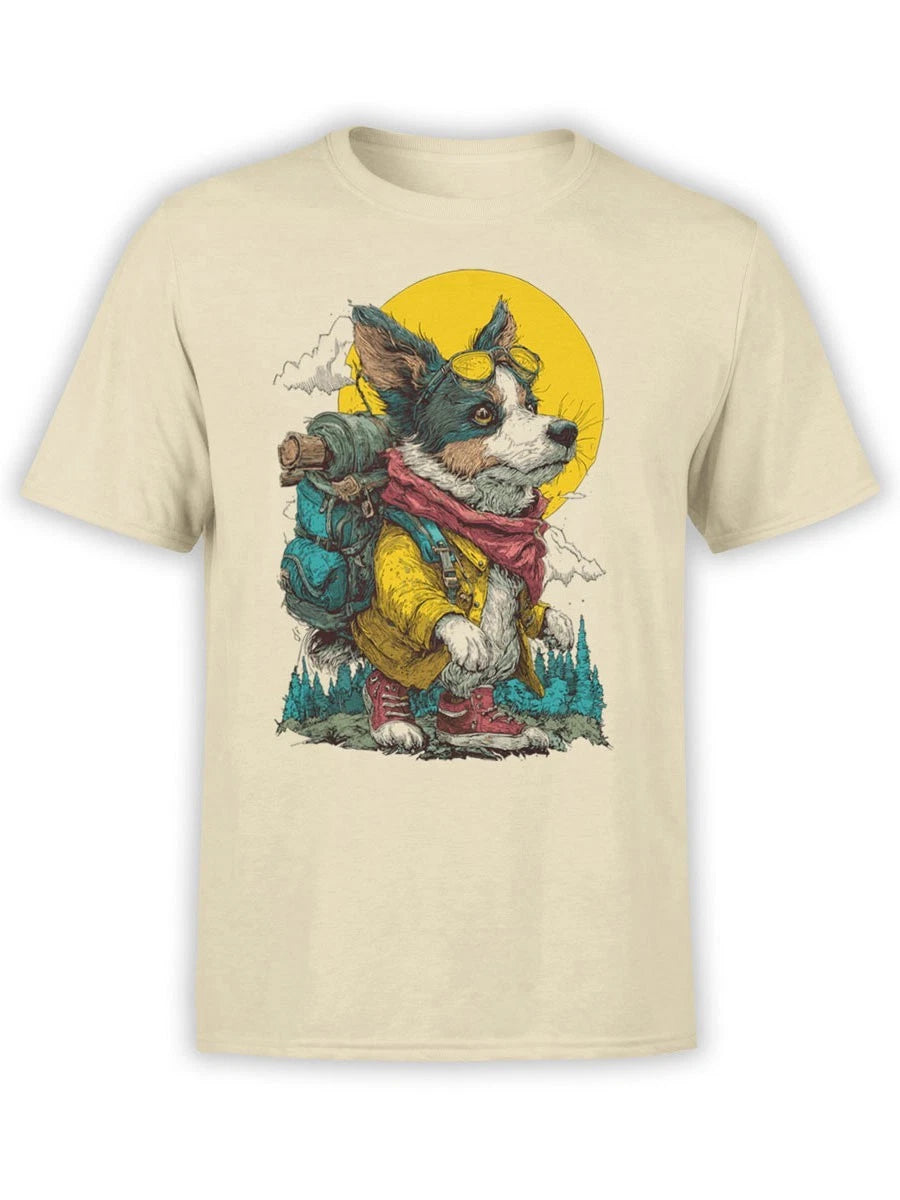 FANTUCCI Trail Sniffer T-Shirt | Cute Adventure Dog Tee for Nature Love | Unisex