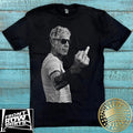 Anthony Bourdain "Middle Finger" T-Shirt, Chef Tribute Graphic Tee,