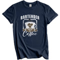 Bartender Fueled By Coffee Funny T-Shirt Gift for Bartender