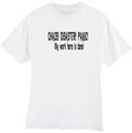 Chaos Disaster Panic My Work Is Done Here Funny Sarcastic Humor T‑Shirt