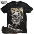 Shirt To Match Adiracer GT Sand Unisex Tee Sneaker Shirt Skull Shirt Gift