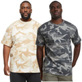 Urban Classics Mens Oversized Camo Cotton T-Shirt New