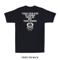 Teach Your Kids to Change Their Oil Not Their Gender (On Back) Men's T-Shirt