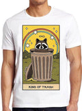 King Of Trash Raccoon Tarot Card  Meme Gamer Cool Cult Movie Gift T Shirt M822