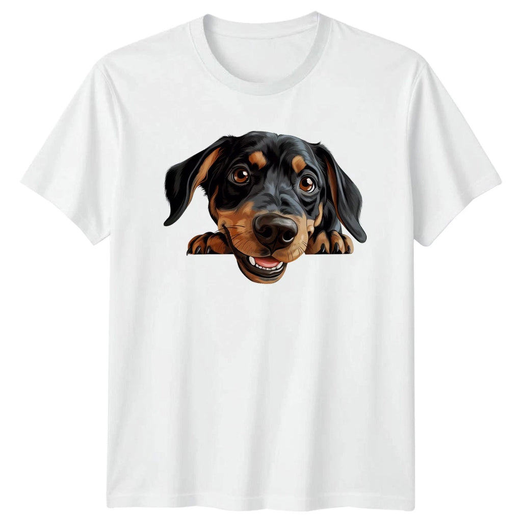 Cute Happy Puppy Dog Face T-Shirt Puppy Dog Lover Gift For Him And Her