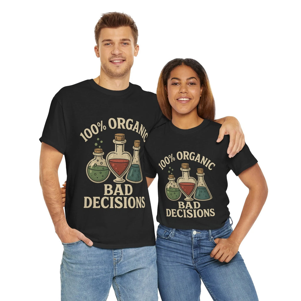 Organic Bad Decisions Tee - Unisex Cotton Shirt, Funny Tee, Casual Wear, [...]