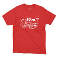 Wine Is My Valentine Day T-Shirt Crew Neck Premium Printed Unisex T-Shirt
