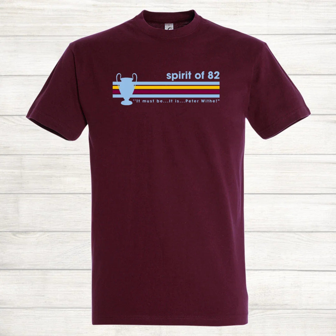 Aston Villa Football Spirit of 82 Prepared The Holte End UTV T Shirt