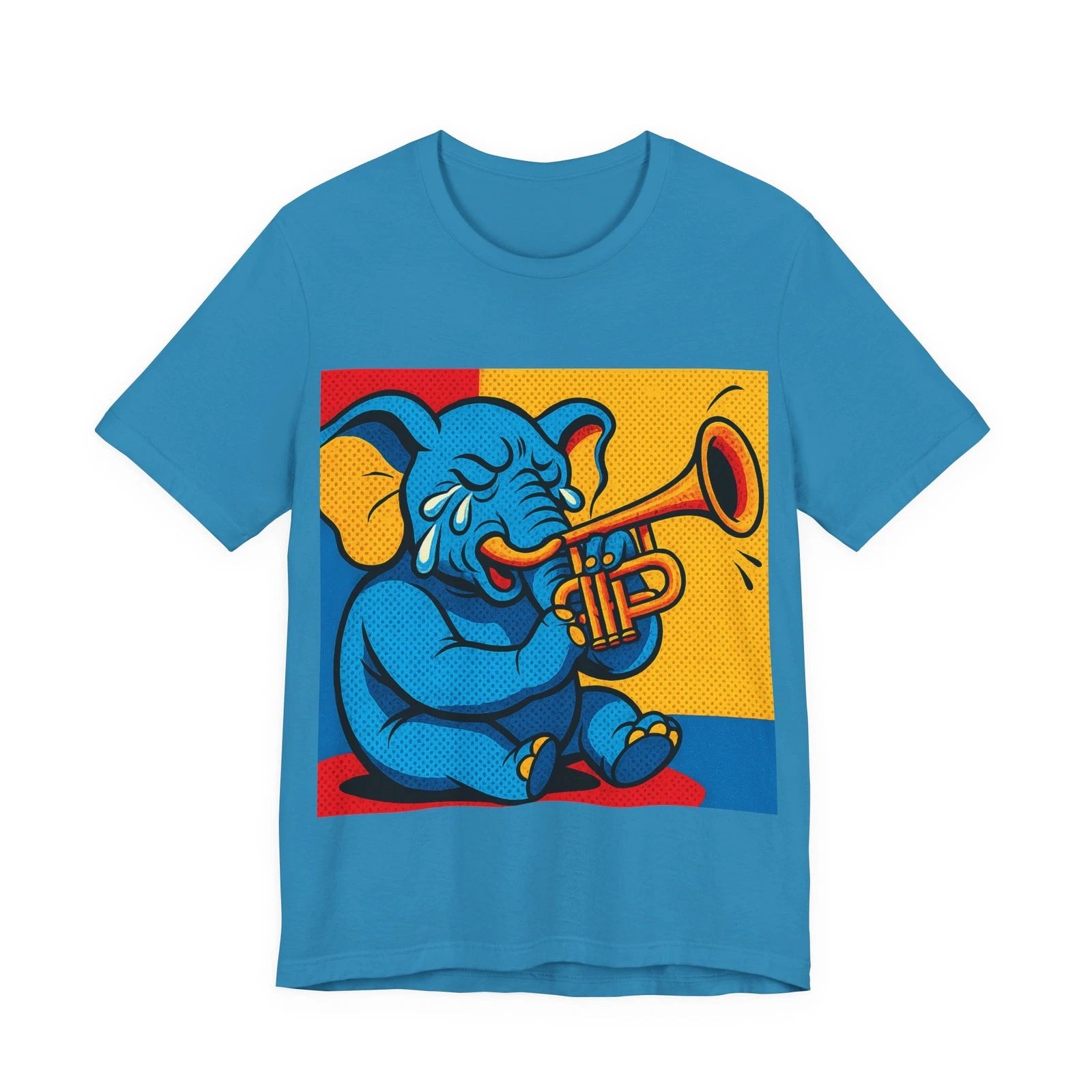 Elephant Jazz Pop Art T-Shirt