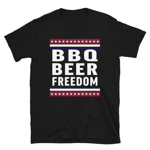 BBQ Beer Freedom USA America 2020 American Men design T-shirt