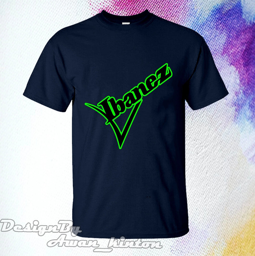 Clothing New Ibanez Funny Guitar Logo Tshirt Cotton Made In Usa
