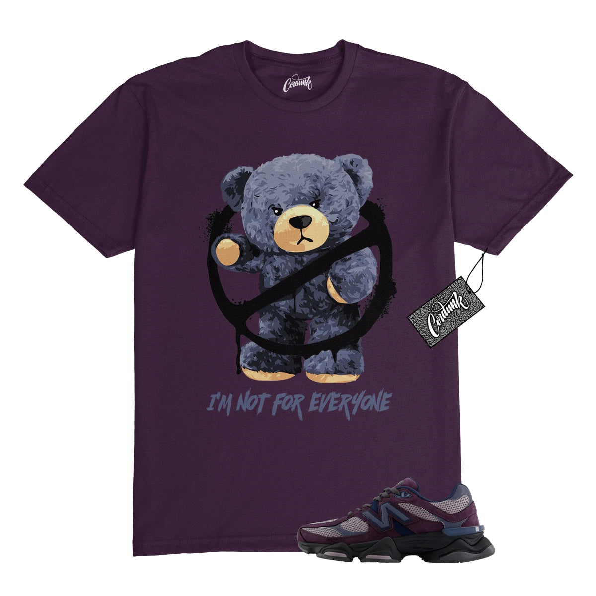 9060 Plum Brown Ice Wine Dark Arctic Grey T Shirt to Match NOT