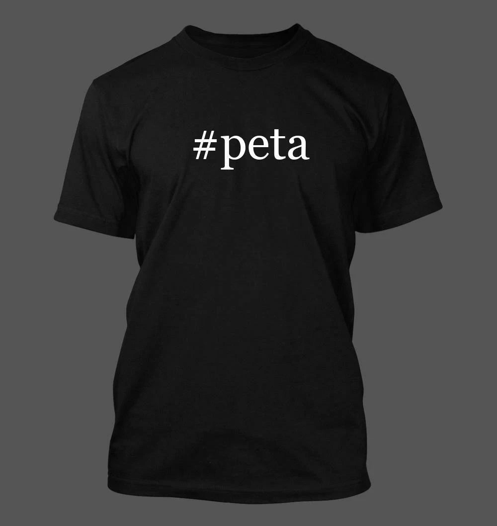 #peta - Men's Funny Hashtag T-Shirt NEW RARE