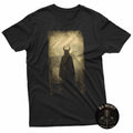 Vintage Gothic Cloaked Figure Dark Horror Aesthetic Art T-Shirt