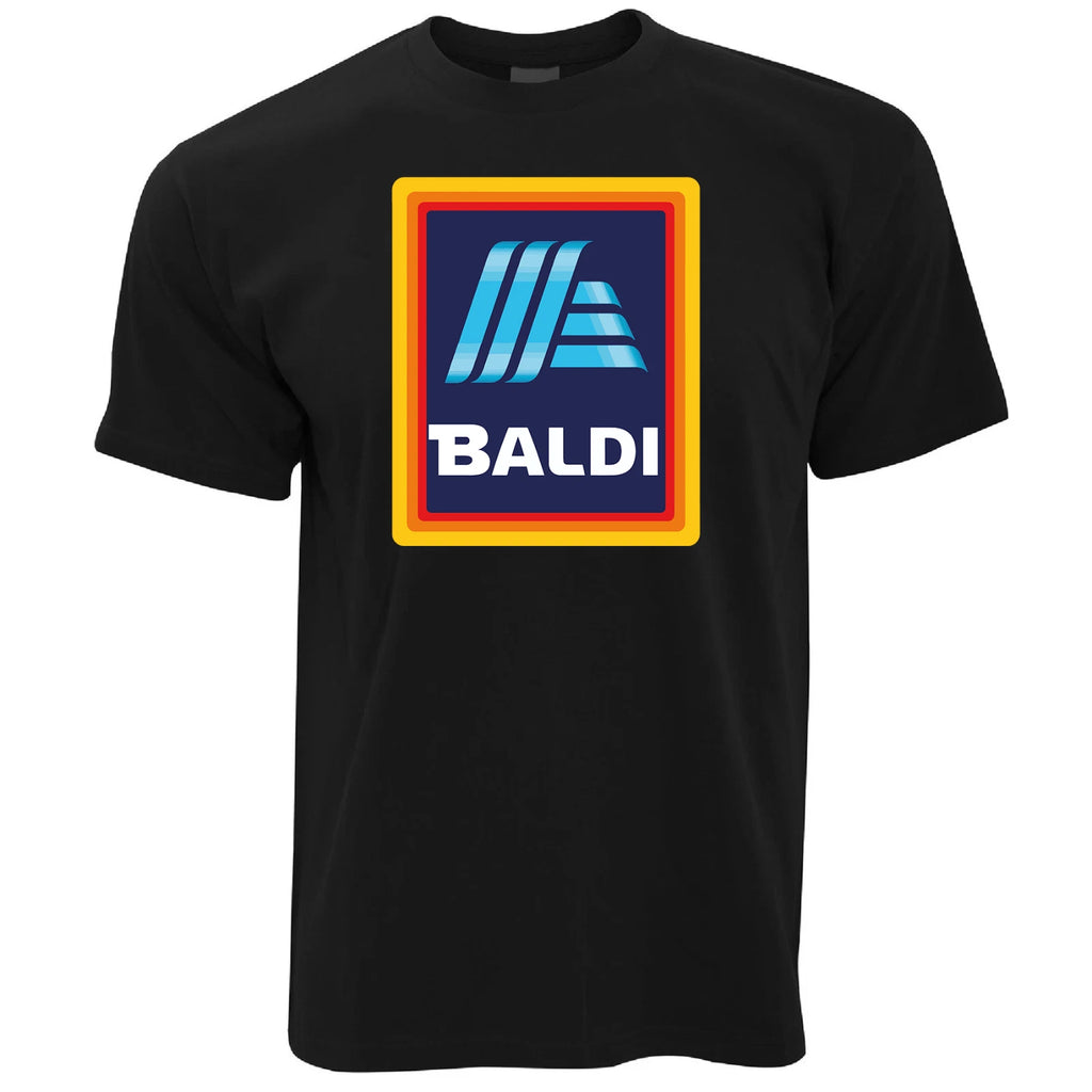 Baldi T-Shirt - Funny Novelty Supermarket Bald Mens Hilarious T Shirt  ‹(•¿•)›