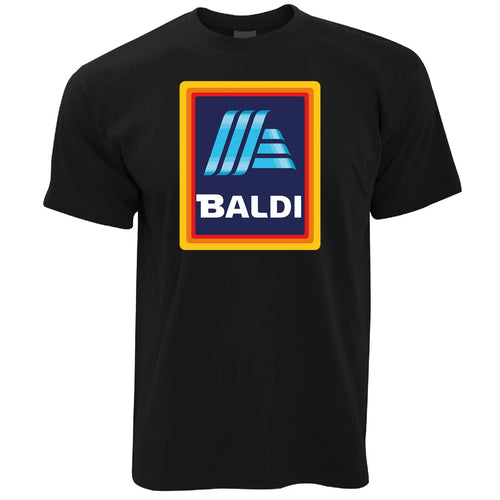 Baldi T-Shirt - Funny Novelty Supermarket Bald Mens Hilarious T Shirt  ‹(•¿•)›