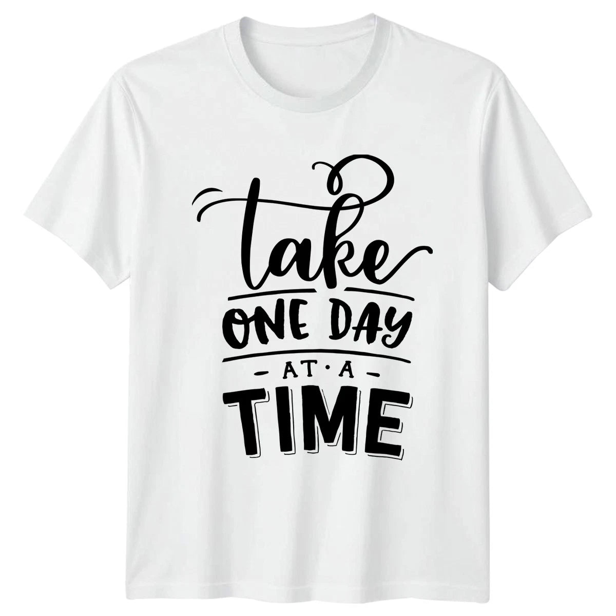 Take One Day At A T-Shirt Mental Health Motivational Birthday Gift