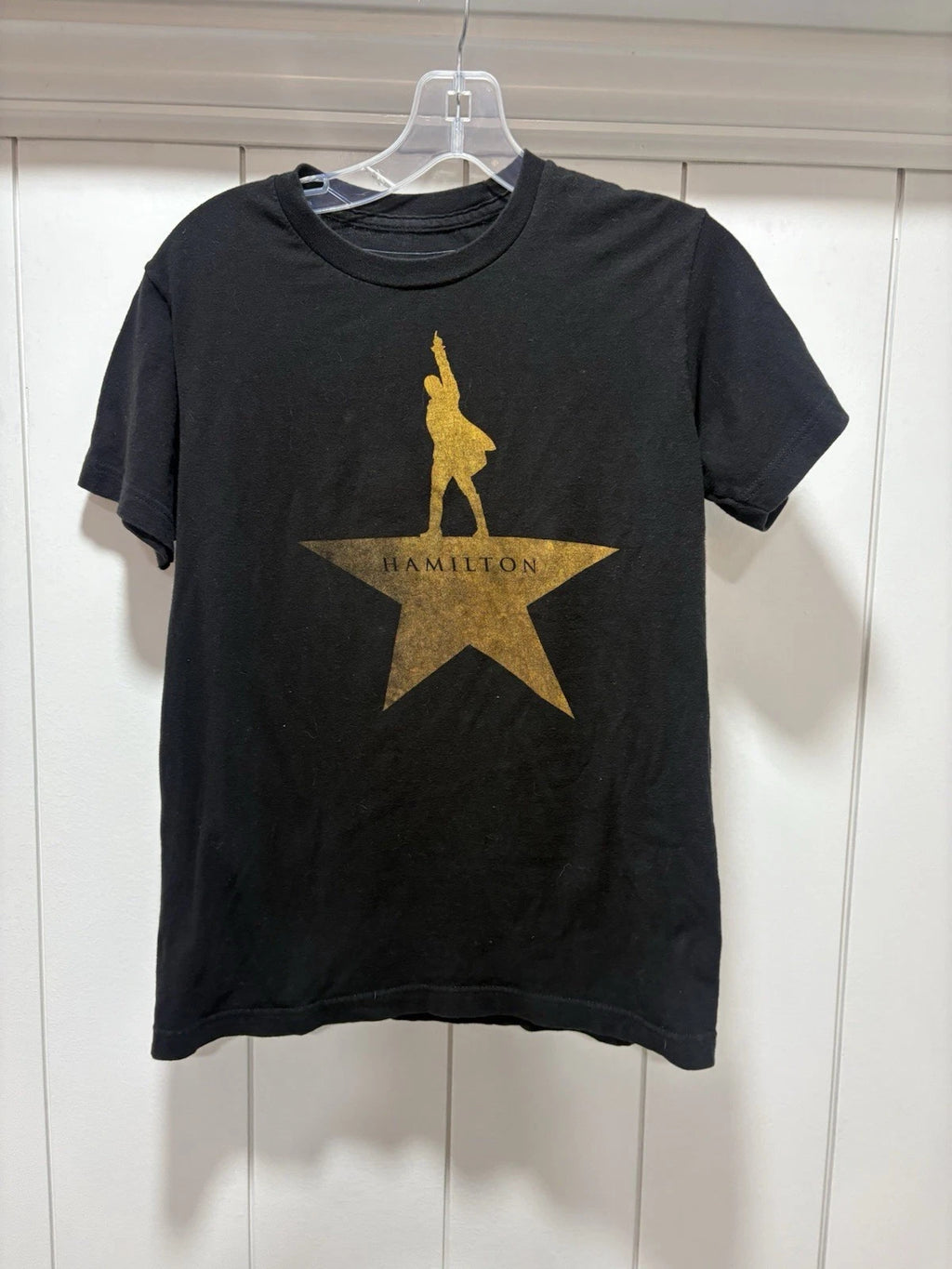 Creative Goods "HAMILTON" Black Adult Size Small Short Sleeve T-Shirt