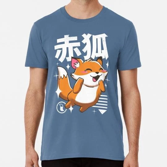 Kawaii Fox Size S to 5XL Made in the USA T-Shirt