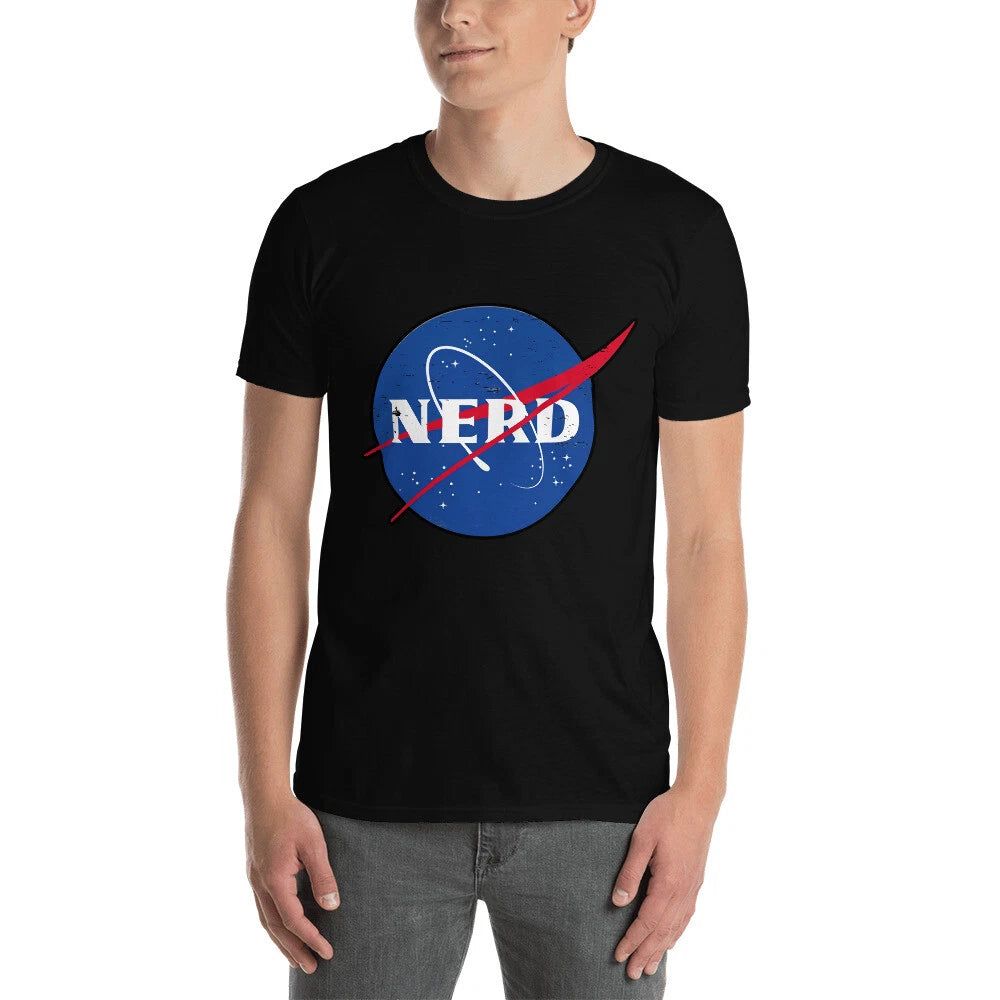 NERD NASA SPACE COOL TRENDY GRAPHIC DESIGN Short-Sleeve Unisex T-Shirt
