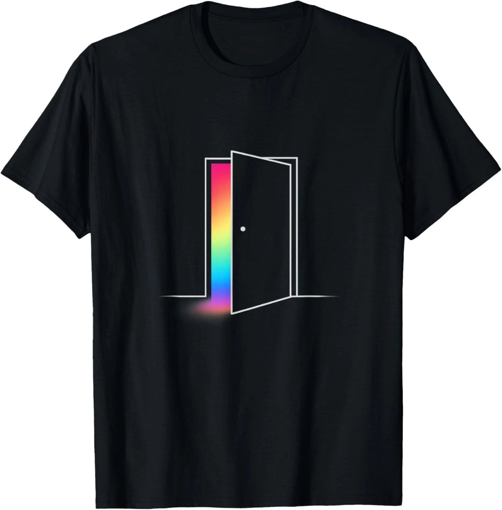 Minimalist Open Door Light Design T-Shirt